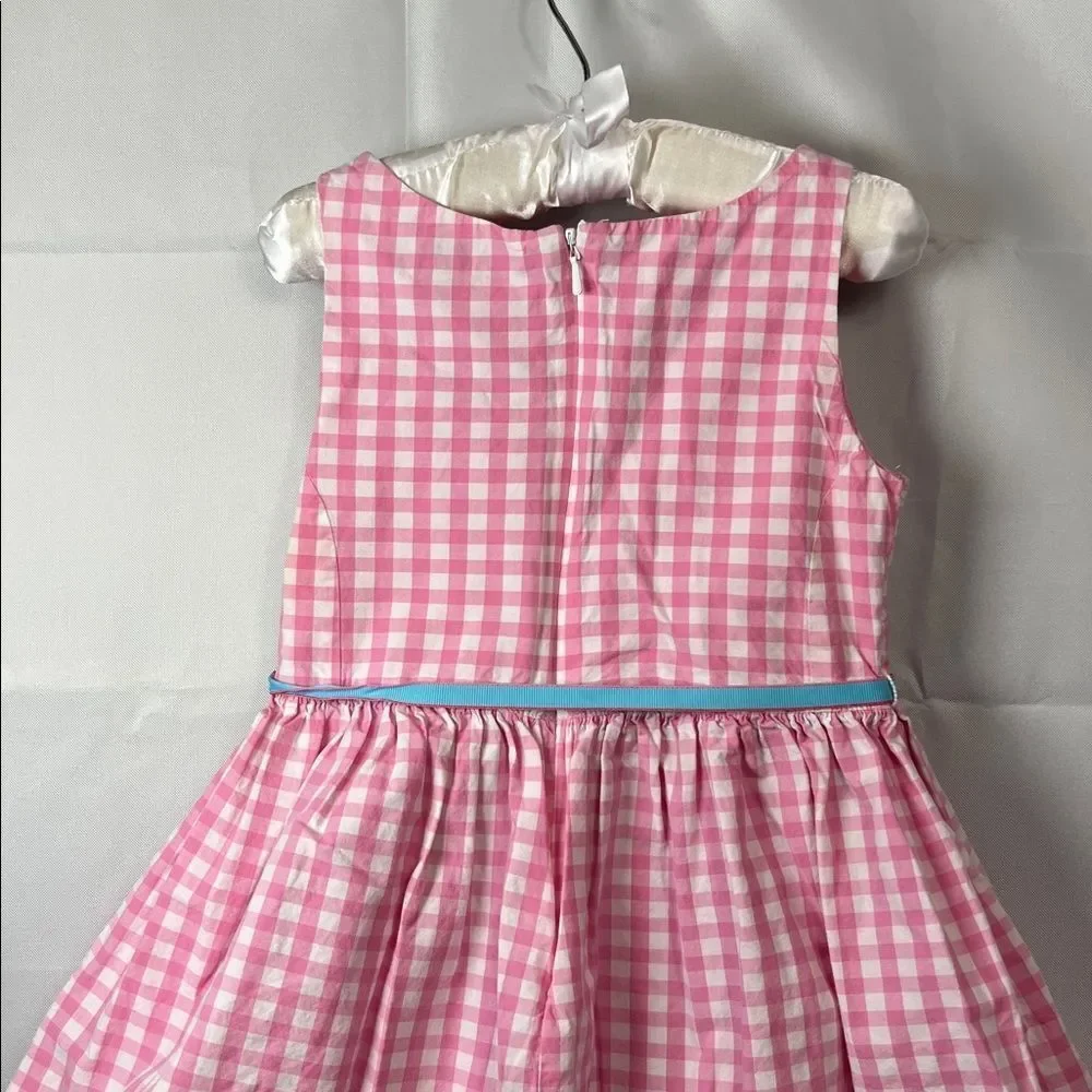 Ralph Lauren Pink and white gingham sleeveless dress size 4/4T